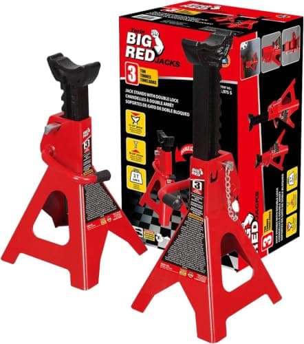 BIG RED T43002A 3-Ton Double-Locking Jack Stands, Amazon product photo