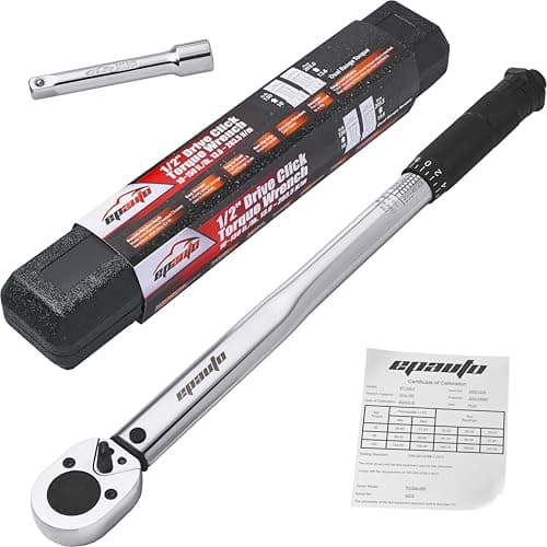 EPAuto 1/2 in Drive Click Torque Wrench (10-150 ft-lb), Amazon product photo